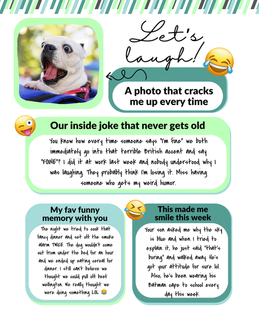 ✨NEW✨ Let's Laugh! | Spring Activity Letter