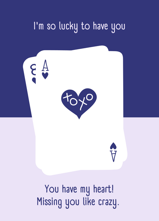 Missing You Like Crazy | Love Card
