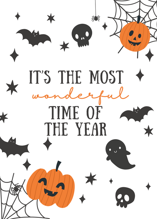 Most Wonderful Time of the Year | Halloween Card