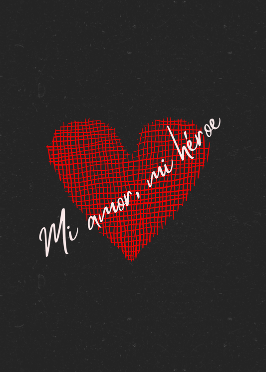 Mi corazón, mi héroe | Tarjetas en español