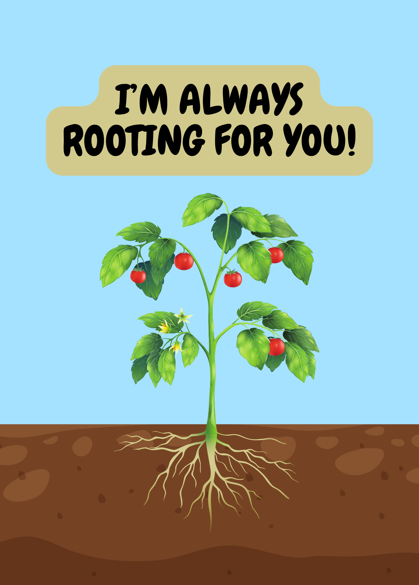 Rooting for You | Motivation Card