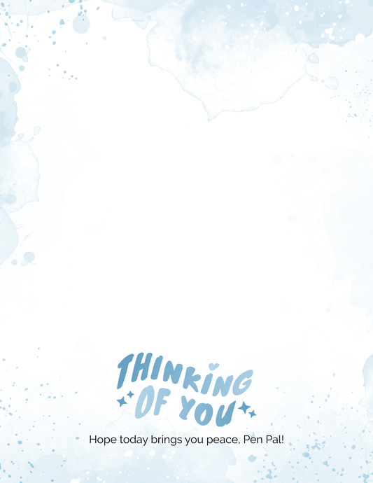 Thinking of You, Pen Pal | Letter