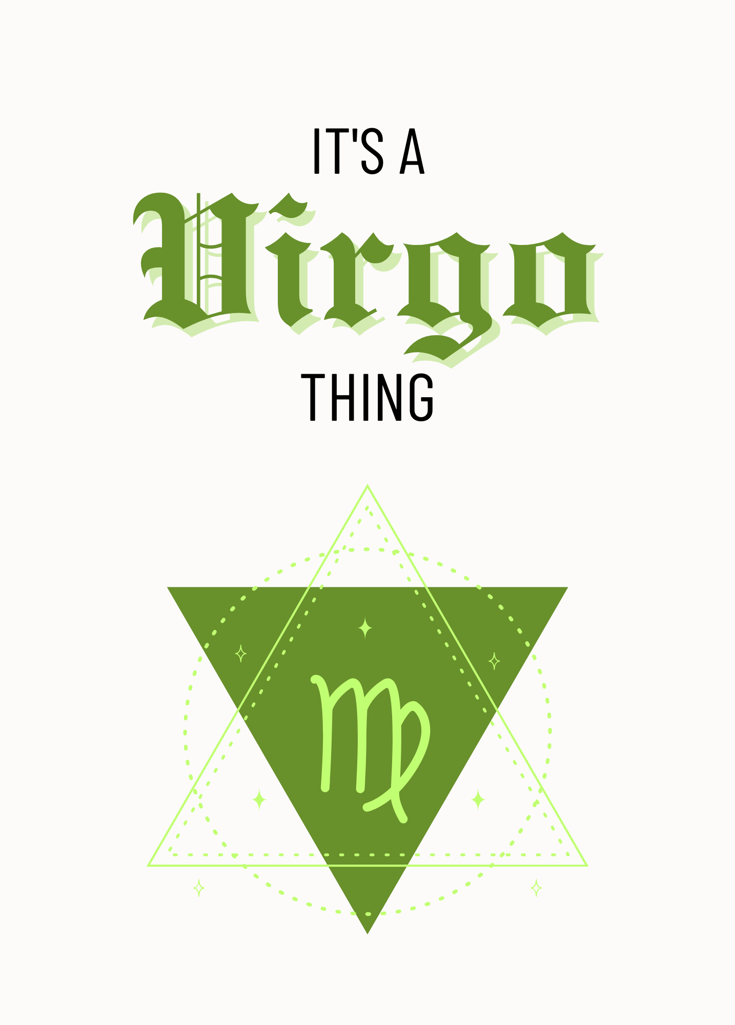 It's a Virgo Thing | Astrology Card