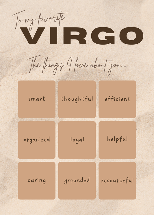 Virgo Things | Astrology Card