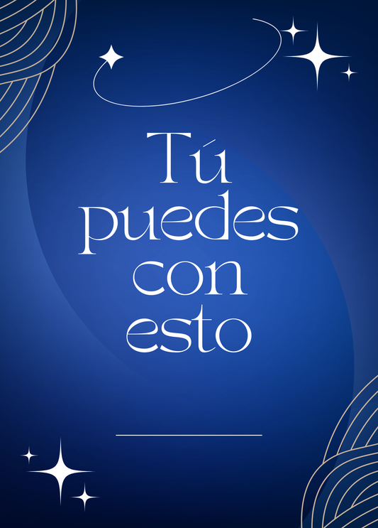 Tú puedes con esto | Tarjetas en español