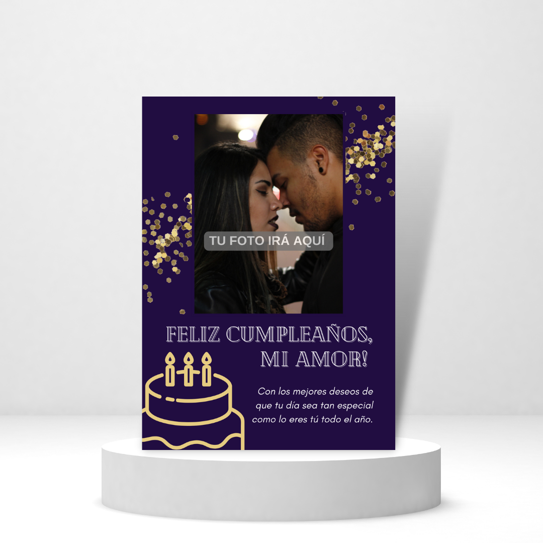 Feliz Cumpleaños Mi Amor! | Tarjeta de cumpleaños en español