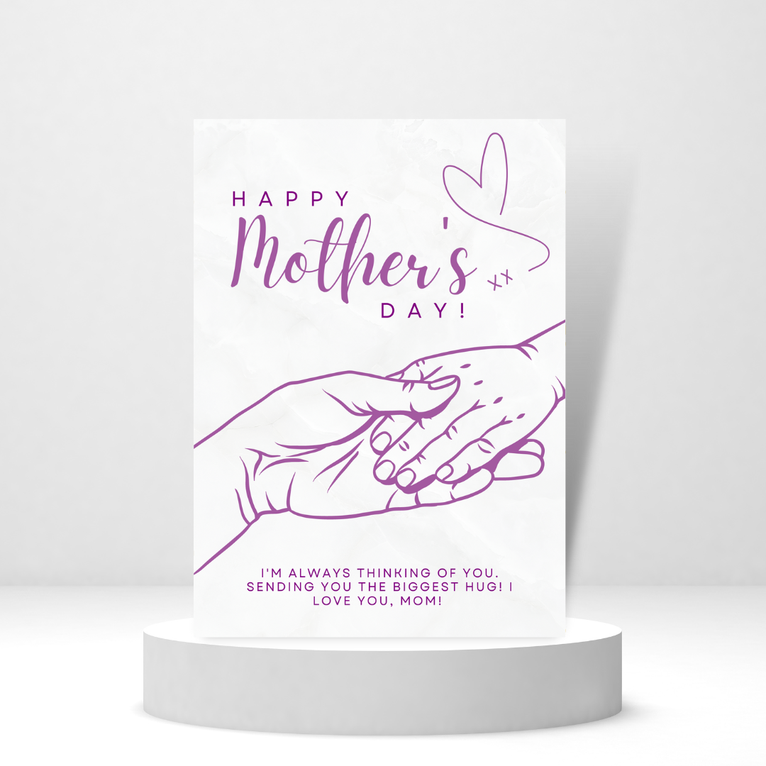 Happy Mother's Day | Always Thinking of You | Personalized Mother's Day Card