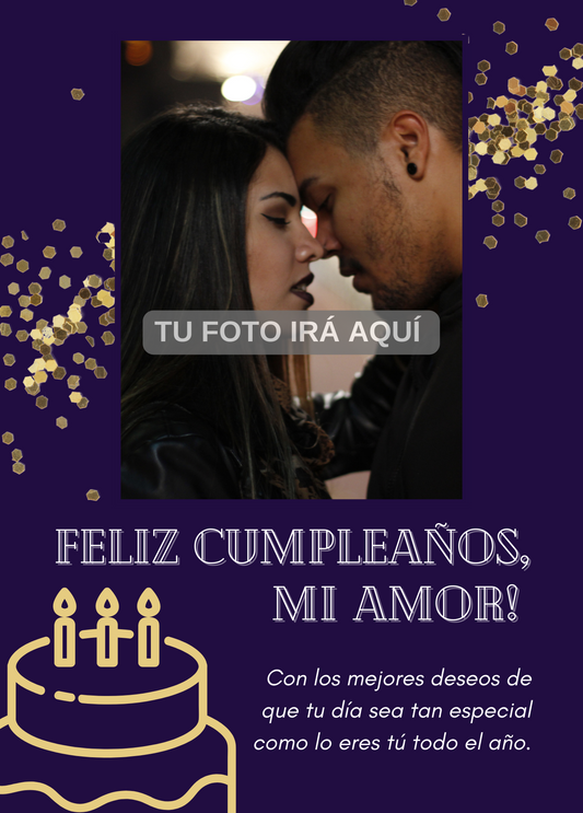 Feliz Cumpleaños Mi Amor! | Tarjeta de cumpleaños en español
