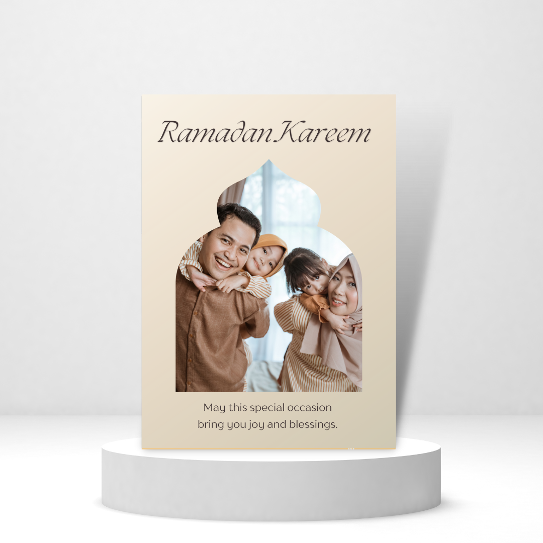 Ramadan Kareem (Joy and Blessings) | Ramadan Photo Card