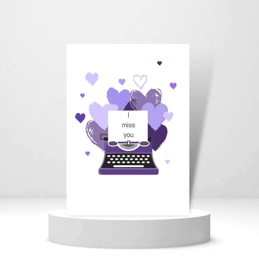 I Miss You | Love Card