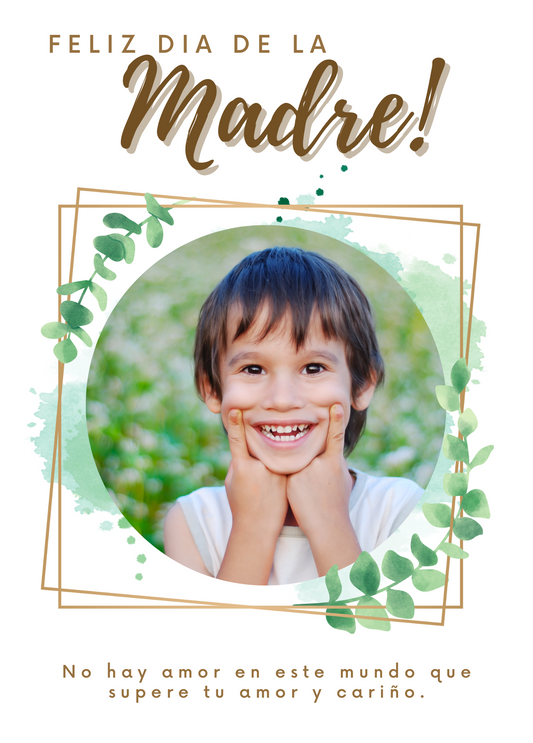 Feliz dia de la Madre - Tarjeta con Foto