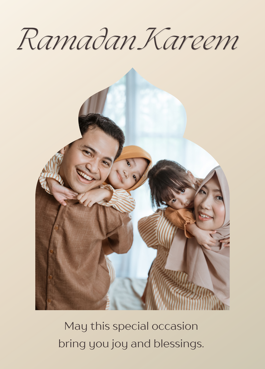 Ramadan Kareem (Joy and Blessings) | Ramadan Photo Card