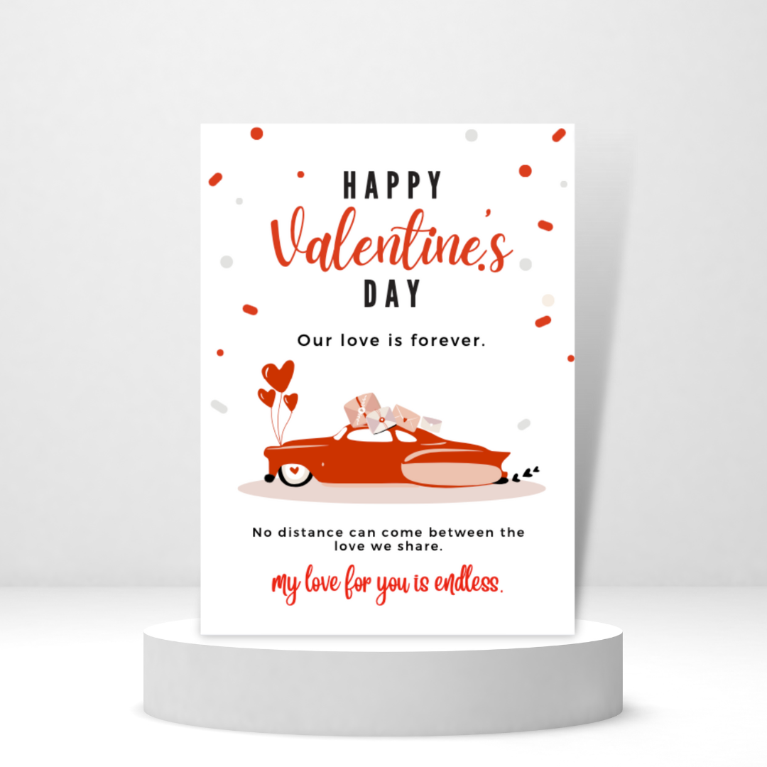 My Love for You is Endless | Valentine's Day Card