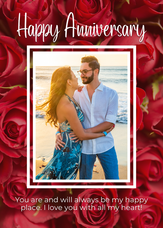 You Will Always Be My Happy Place | Anniversary Card