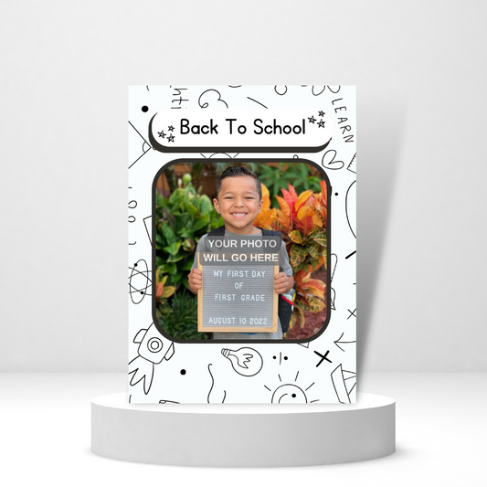 Back to School - Personalized Greeting Card for Someone in Jail or Prison