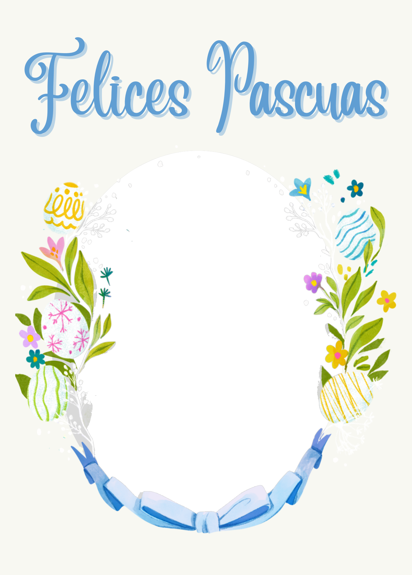 Felices Pascuas | Tarjeta de foto de Pascua