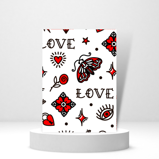 LOVE - Personalized Greeting Card for Someone in Jail or Prison