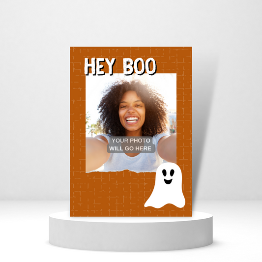 Hey Boo Photo Card | Halloween Card