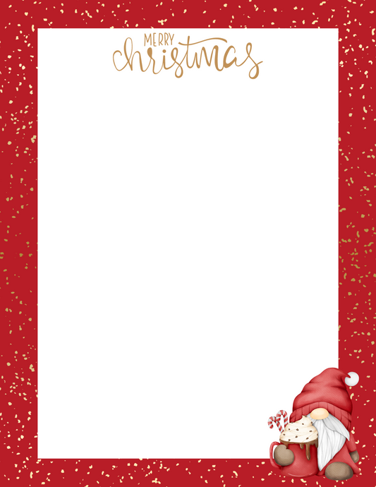 Merry Christmas with Santa Gnome - Letter