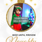 Nice Until Proven Naughty Photo Card | Christmas Card