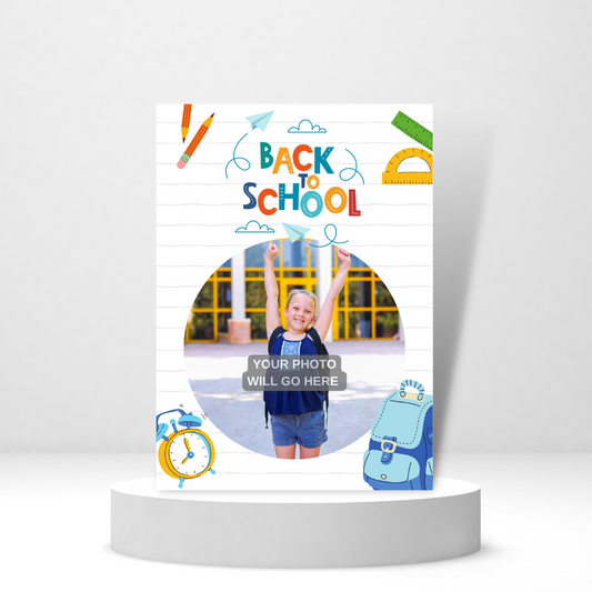 Back to School - Personalized Greeting Card for Someone in Jail or Prison