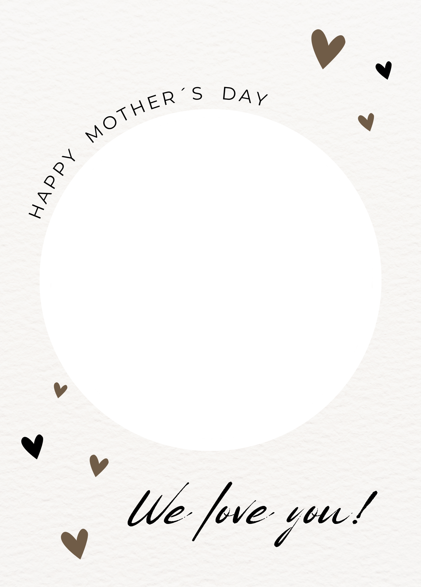 We Love You Photo Card | Personalized Mother's Day Card