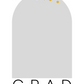 Confetti Grad Photo Card | Graduation Card