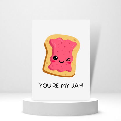 You're My Jam - Personalized Greeting Card for Someone in Jail or Prison