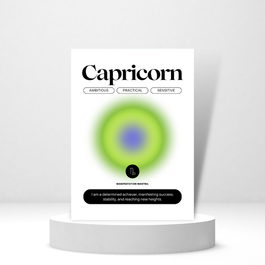 Capricorn Mantra - Personalized Greeting Card for Someone in Jail or Prison