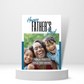 Happy Father's Day Photo Card - Blue & White