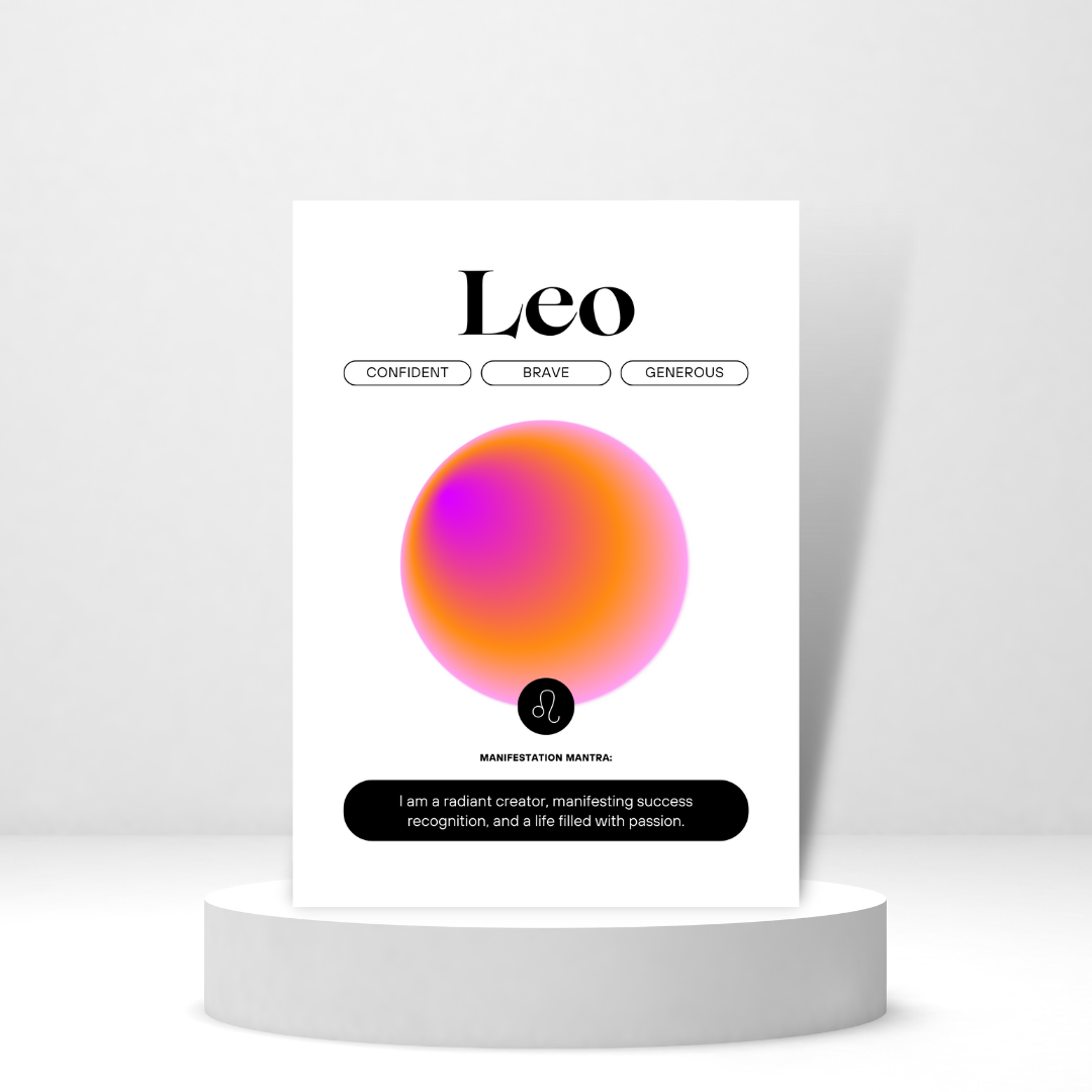 Leo Mantra - Personalized Greeting Card for Someone in Jail or Prison