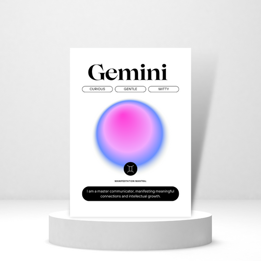 Gemini Mantra - Personalized Greeting Card for Someone in Jail or Prison