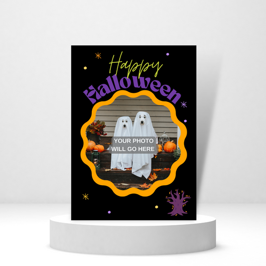 Happy Halloween Photo Card - Personalized Greeting Card for Someone in Jail or Prison