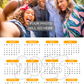 Personalized 2025 Photo Calendar - Orange