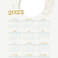 Personalized 2025 Photo Calendar - Beige