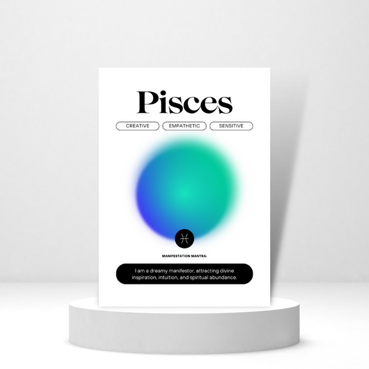 Pisces Mantra - Personalized Greeting Card for Someone in Jail or Prison