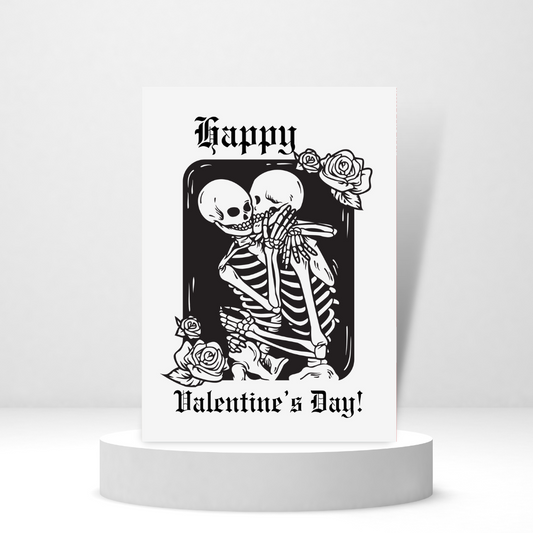 Skeletons Kissing | Happy Valentine's Day