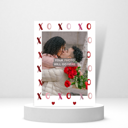 XOXO Photo Card - Personalized Greeting Card for Someone in Jail or Prison