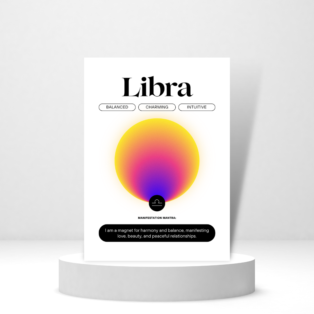Libra Mantra - Personalized Greeting Card for Someone in Jail or Prison