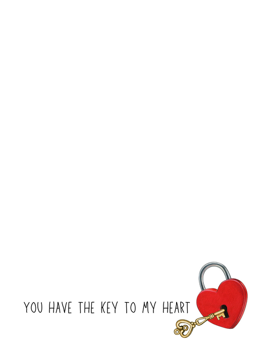 You Have the Key to My Heart - Letter