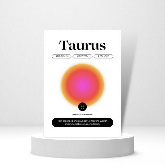 Taurus Mantra - Personalized Greeting Card for Someone in Jail or Prison