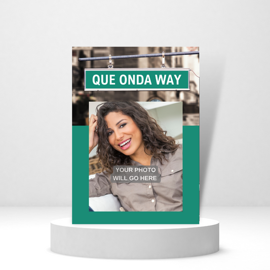 Que Onda Way - Personalized Greeting Card for Someone in Jail or Prison