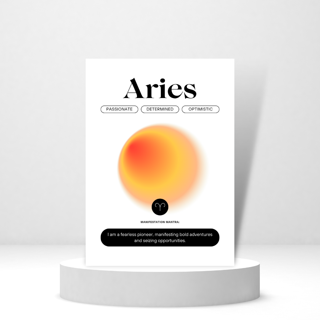 Aries Mantra - Personalized Greeting Card for Someone in Jail or Prison
