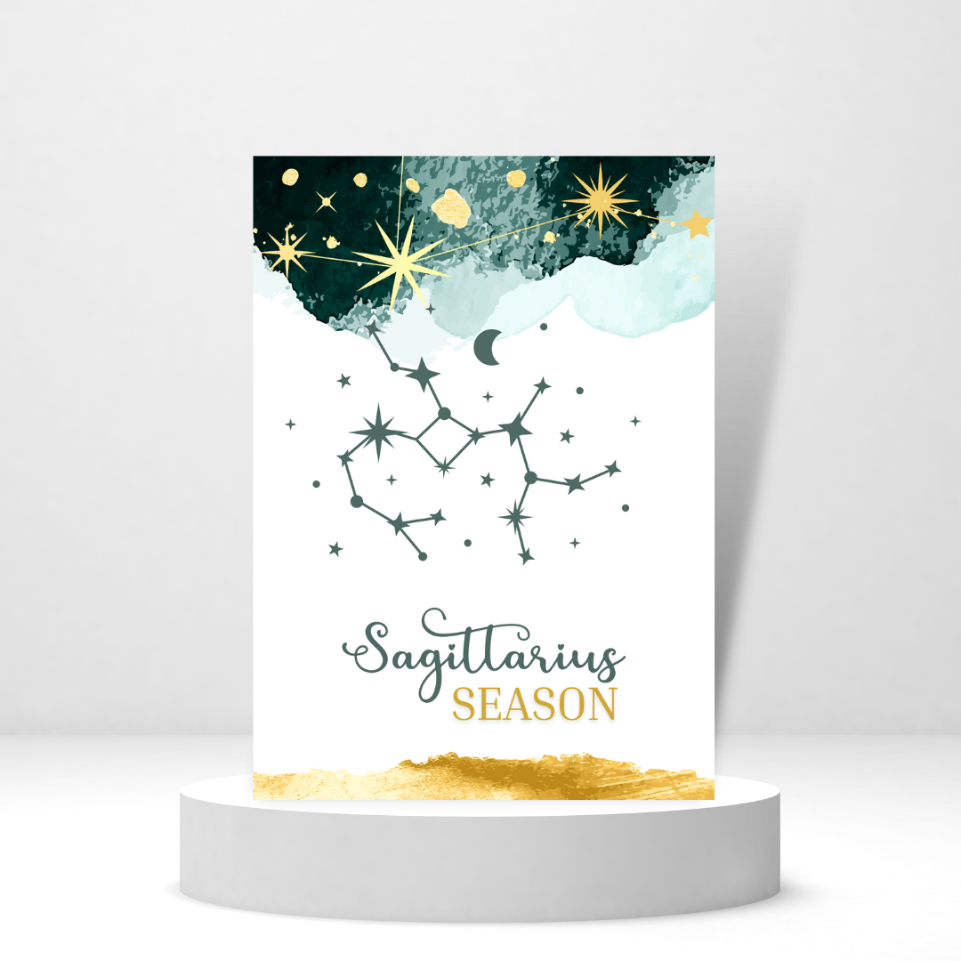 Sagittarius Season - Personalized Greeting Card for Someone in Jail or Prison