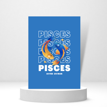 Pisces Season- Personalized Greeting Card for Someone in Jail or Prison