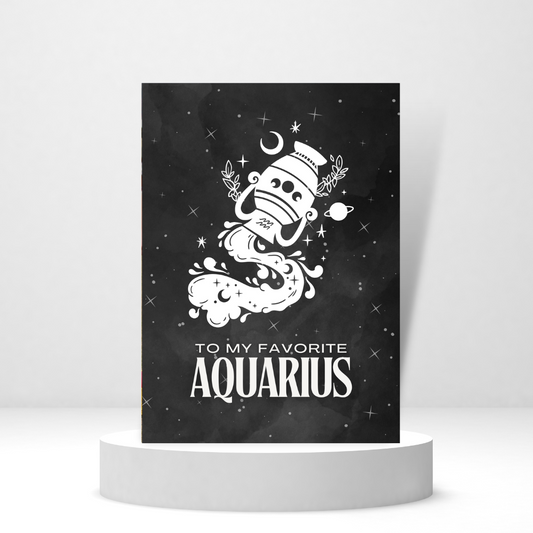 To My Favorite Aquarius