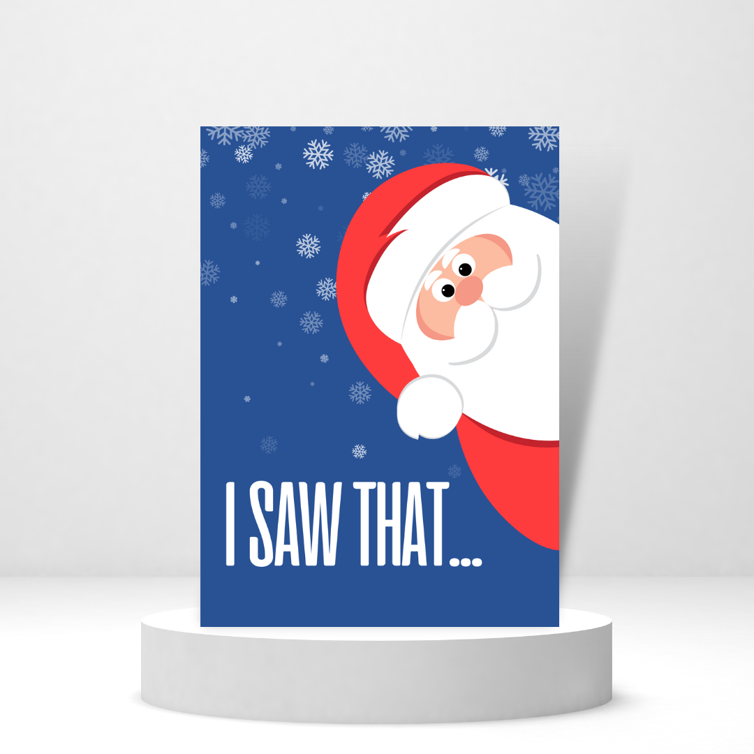 I Saw That - Personalized Greeting Card for Someone in Jail or Prison