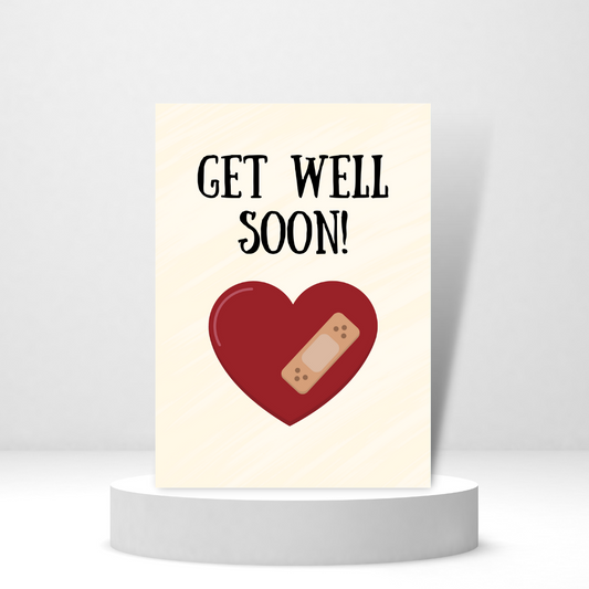 Get Well Soon - Personalized Greeting Card for Someone in Jail or Prison