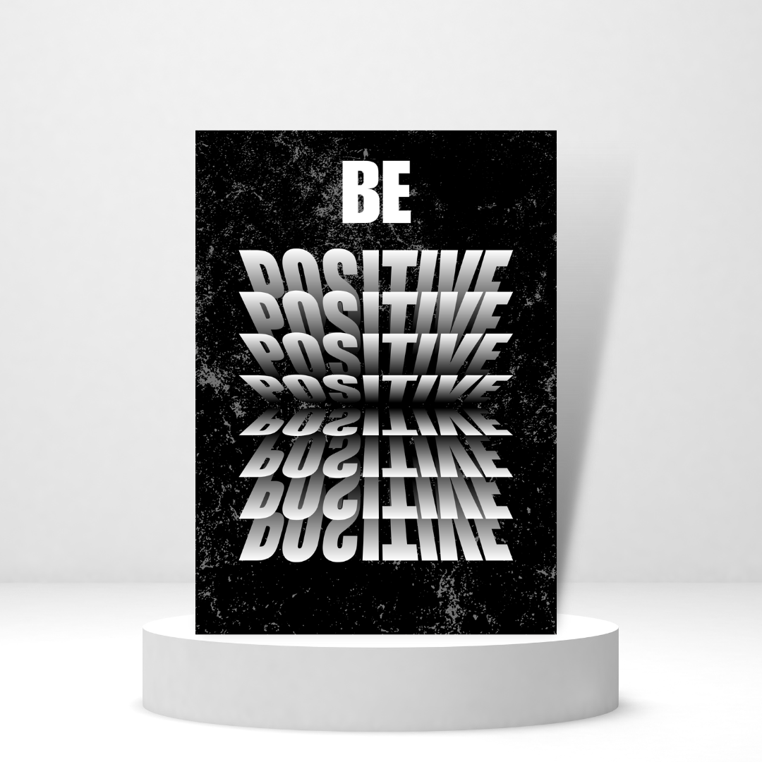 Be Positive - Personalized Greeting Card for Someone in Jail or Prison
