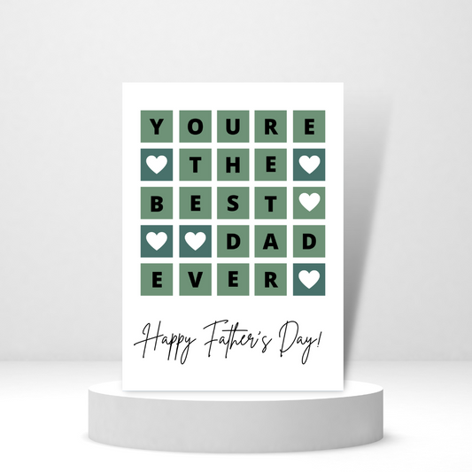 You're the Best Dad Ever - Personalized Greeting Card for Someone in Jail or Prison